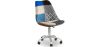  Chaise de Bureau Pivotante - Tissu Patchwork - Pixi image 9