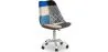  Chaise de Bureau Pivotante - Tissu Patchwork - Pixi image 9