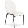 Chaise de salle à manger - Tapissée en tissu bouclé - Erys image 9