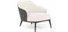 Fauteuil en bouclette fausse fourrure Tapissée - Boucles Blanches - Luc image 9