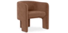 Fauteuil rembourré en velours - Callum image 9