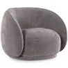 Fauteuil Courbé en Velours - Fauteuil - Cally image 9