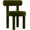 Chaise de Salle à Manger - Tapissée en Velours - Rhys image 9