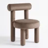 Chaise de Salle à Manger - Tapissée en Velours - Rhys image 9