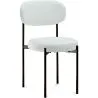 Chaise de salle à manger - Revêtue de velours - Métal noir - Margot image 9