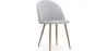 Chaise de Salle à Manger - Revêtue de Velours - Dossier avec Motif - Evelyne image 9