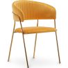 Chaise de salle à manger - Revêtue de velours - Gruna image 9