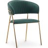 Chaise de salle à manger - Revêtue de velours - Gruna image 9