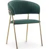 Chaise de salle à manger - Revêtue de velours - Gruna image 9