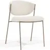 Chaise de salle à manger - Tapissée en tissu bouclé - Seda image 9