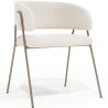 Chaise de salle à manger - Revêtue de tissu bouclé - Charke image 9