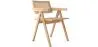 Chaise de salle à manger en rotin canné - avec accoudoirs - Kane image 9