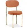 Chaise de salle à manger - Revêtue de Velours - Métal doré - Dahe image 9