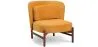 Fauteuil rembourré en velours et bois - Brina image 9
