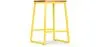 Tabouret de Bar Design Industriel - Bois et Métal - 60cm - Big Boy image 9