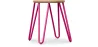Tabouret Hairpin - 42cm - Bois clair et métal image 9