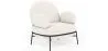 Fauteuil de Designer - Revêtu de Tissu Bouclé - Alia image 9