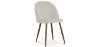 Chaise de salle à manger - Tapissée de velours - Design scandinave - Evelyne image 9