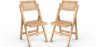 Lot de 2 chaises de salle à manger en rotin Canage et bois - Umbra image 9