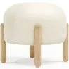 Tabouret Bas Rembourré en Bouclé - Curve image 9