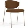 Chaise de salle à manger - Tapissée en tissu bouclé - Seda image 9