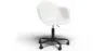 Chaise de bureau avec accoudoirs - Chaise de bureau avec roulettes - Structure noire Weston image 9