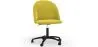 Chaise de Bureau Rembourrée - Velours - Evelyne image 9