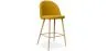 Tabouret tapissé en tissu - design scandinave - 66cm - Evelyne image 9