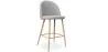 Tabouret tapissé en tissu - design scandinave - 66cm - Evelyne image 9