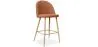 Tabouret tapissé en tissu - design scandinave - 66cm - Evelyne image 9