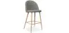 Tabouret tapissé en tissu - design scandinave - 66cm - Evelyne image 9