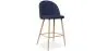 Tabouret tapissé en tissu - design scandinave - 66cm - Evelyne image 9