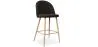 Tabouret tapissé en tissu - design scandinave - 66cm - Evelyne image 9