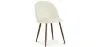 Chaise de salle à manger - Tapissée de velours - Design scandinave - Evelyne image 9