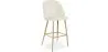 Tabouret tapissé en velours - Design scandinave - Evelyne image 9