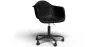 Chaise de bureau avec accoudoirs - Chaise de bureau avec roulettes - Structure noire Weston image 9