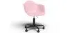 Chaise de bureau avec accoudoirs - Chaise de bureau avec roulettes - Structure noire Weston image 9