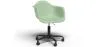Chaise de bureau avec accoudoirs - Chaise de bureau avec roulettes - Structure noire Weston image 9