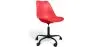 Chaise de bureau avec roulettes - Chaise de bureau pivotante - Structure noire Tulip image 9