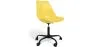 Chaise de bureau avec roulettes - Chaise de bureau pivotante - Structure noire Tulip image 9