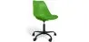 Chaise de bureau avec roulettes - Chaise de bureau pivotante - Structure noire Tulip image 9