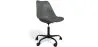 Chaise de bureau avec roulettes - Chaise de bureau pivotante - Structure noire Tulip image 9