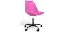 Chaise de bureau avec roulettes - Chaise de bureau pivotante - Structure noire Tulip image 9