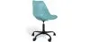 Chaise de bureau avec roulettes - Chaise de bureau pivotante - Structure noire Tulip image 9