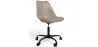 Chaise de bureau avec roulettes - Chaise de bureau pivotante - Structure noire Tulip image 9