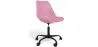 Chaise de bureau avec roulettes - Chaise de bureau pivotante - Structure noire Tulip image 9