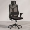 Chaise de bureau ergonomique avec roulettes et accoudoirs - Pebbles image 9