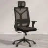 Chaise de bureau ergonomique avec roulettes et accoudoirs - Pebbles image 9