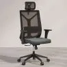 Chaise de bureau ergonomique avec roulettes et accoudoirs - Pebbles image 9