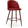 Tabouret rembourré en tissu - Design scandinave - 66cm- Evelyne image 9
